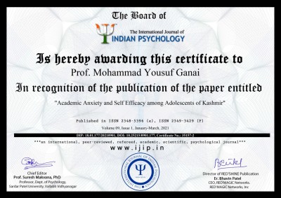 Certificate  of Publication