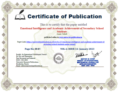 Certificate  of Publication